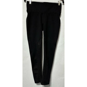 SPANX Black Leggings with Sparkle Knee Insert Size L‎